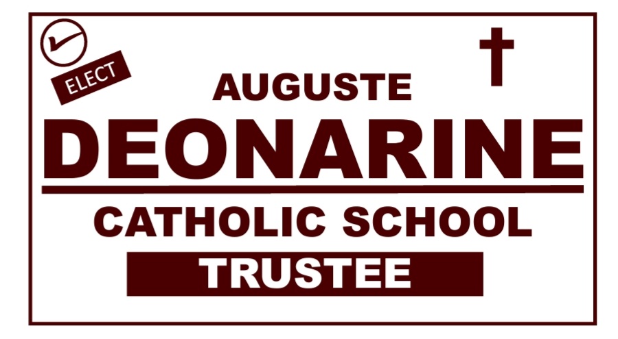 Auguste Deonarine campaign logo